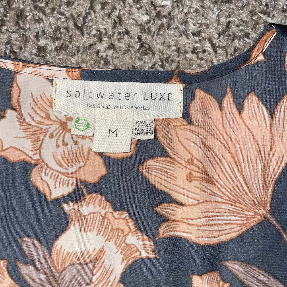 Saltwater Luxe Floral Flounced Midi Dress - Picture 3 of 4